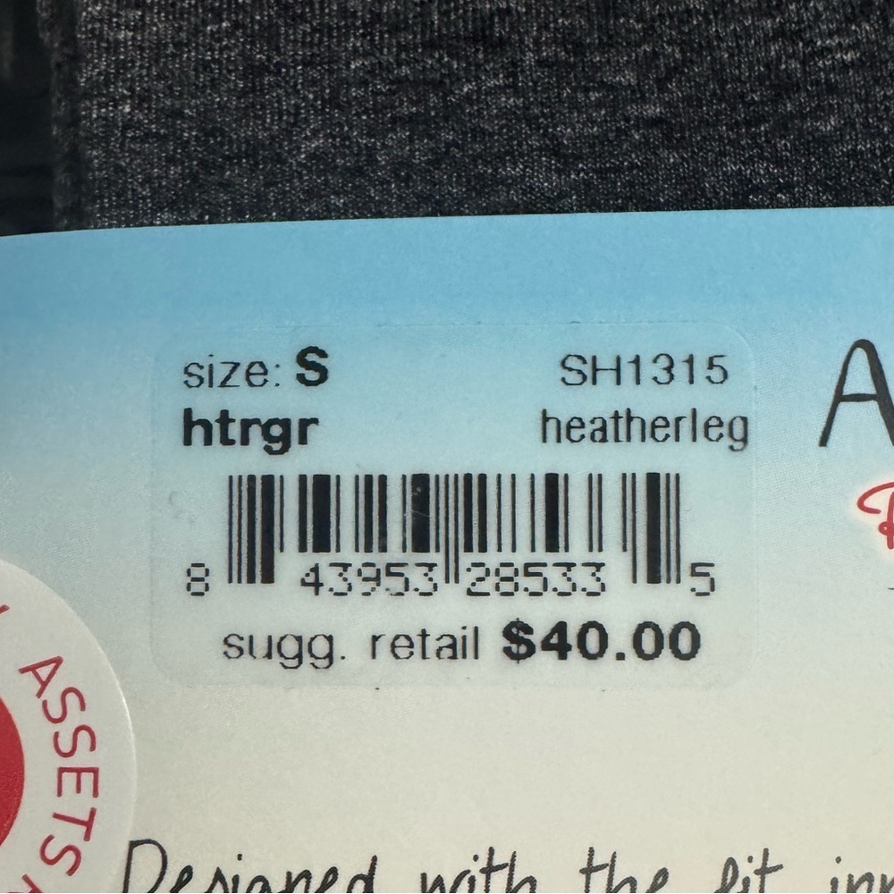 Assets by Spanx Seamless Leggings Heathered Gray Size S - Picture 5 of 9